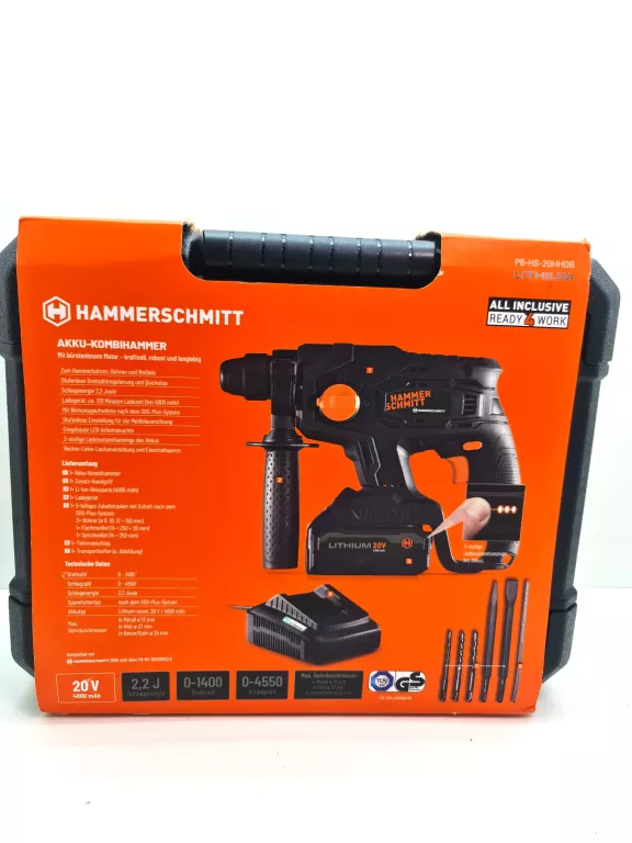 MŁOTOWIERTARKA AKUMULATOROWA HAMMERSCHMITT