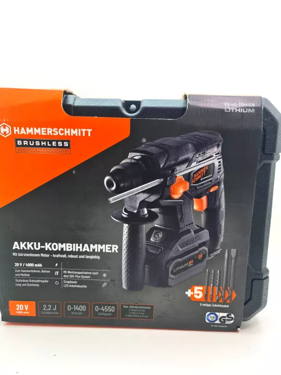 MŁOTOWIERTARKA AKUMULATOROWA HAMMERSCHMITT