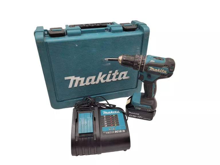 WKRĘTARKA MAKITA DHP485 18V 4.0AH + ŁADOWARKA