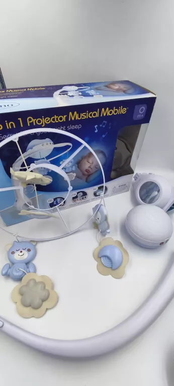 PROJEKTOR KARUZELKA DO ŁÓŻECZKA 3W1 INFANTINO