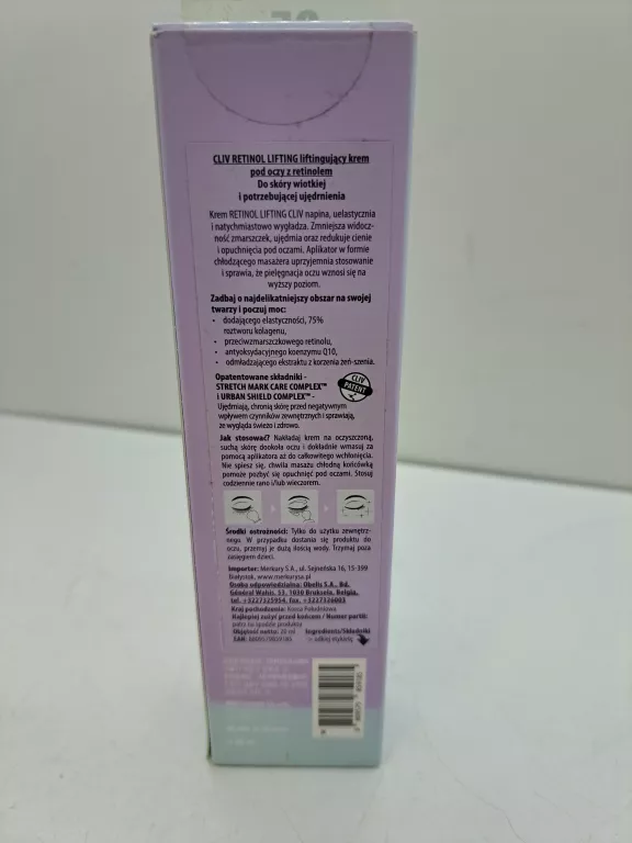 CLIV RETINOL LIFTING EYE CREAM 20ML