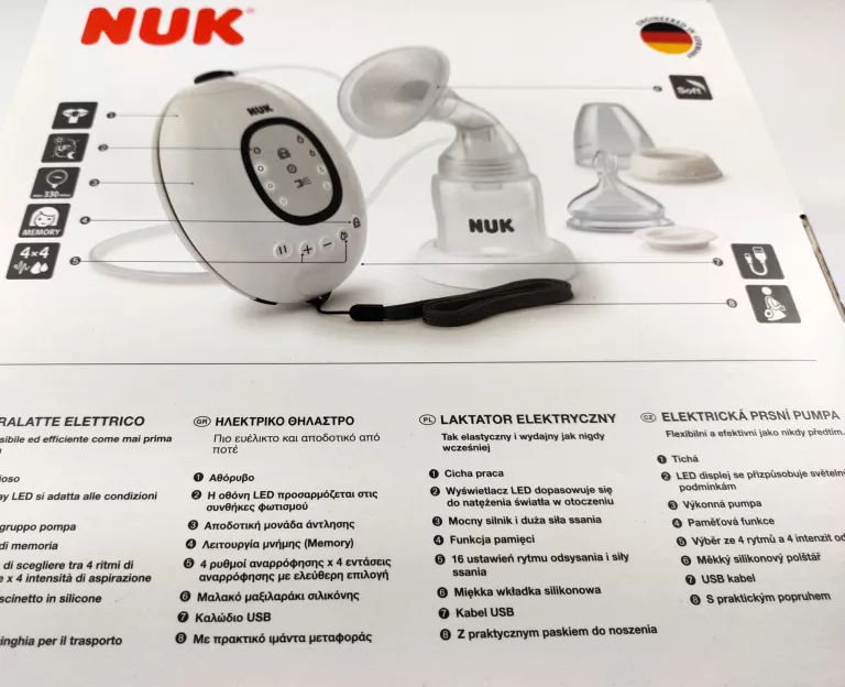 LAKTATOR ELEKTRYCZNY NUK 150 ML