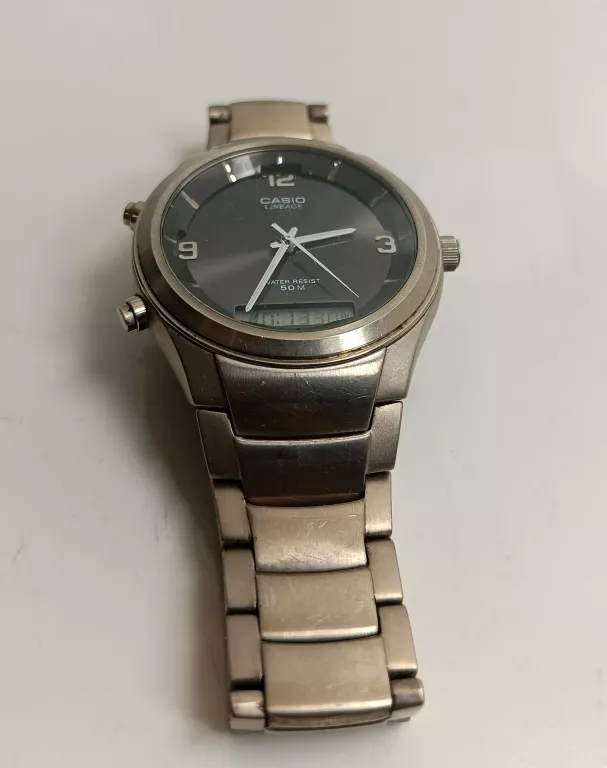 ZEGAREK MESKI CASIO LINEAGE TITANIUM BRANSOLETA