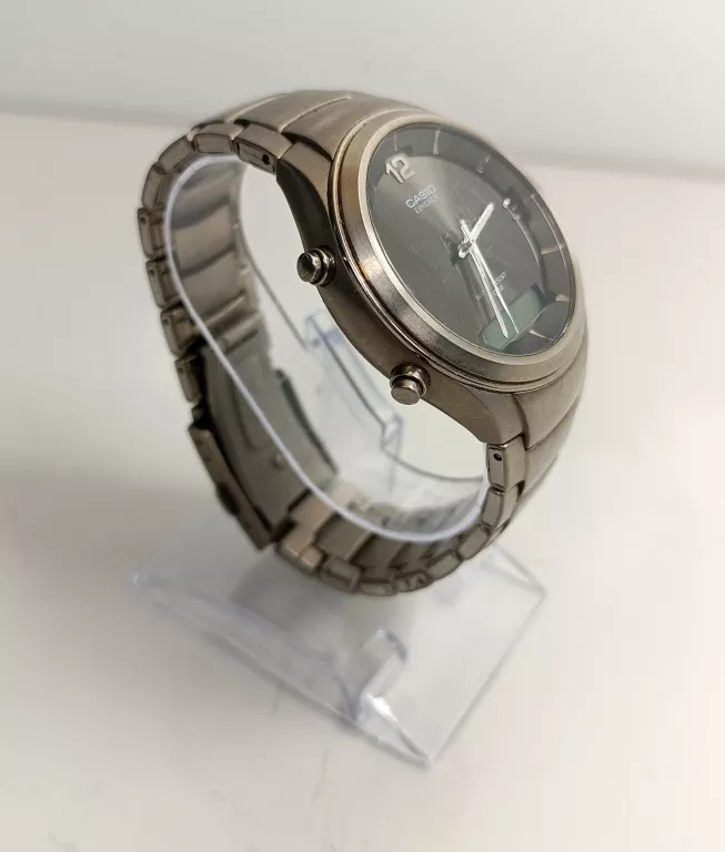 ZEGAREK MESKI CASIO LINEAGE TITANIUM BRANSOLETA