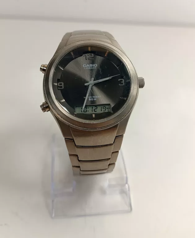 ZEGAREK MESKI CASIO LINEAGE TITANIUM BRANSOLETA