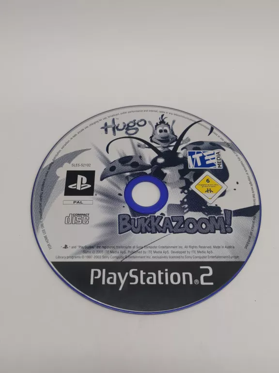 HUGO BUKKAZOOM! BEZ PUDELKA PS2