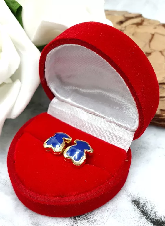 zlote-kolczyki-misie-granatowa-masa-31gr585-ean-gtin-5900025436264