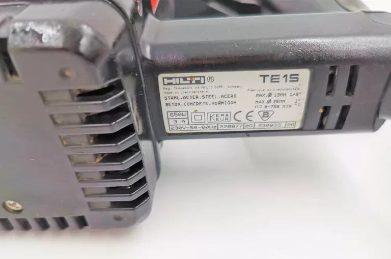 MŁOTOWIERTARKA HILTI TE 15 WALIZKA USZKODZONA