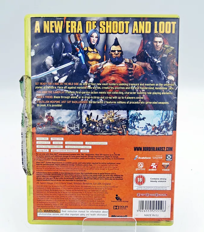 GRA XBOX 360 BORDERLANDS 2