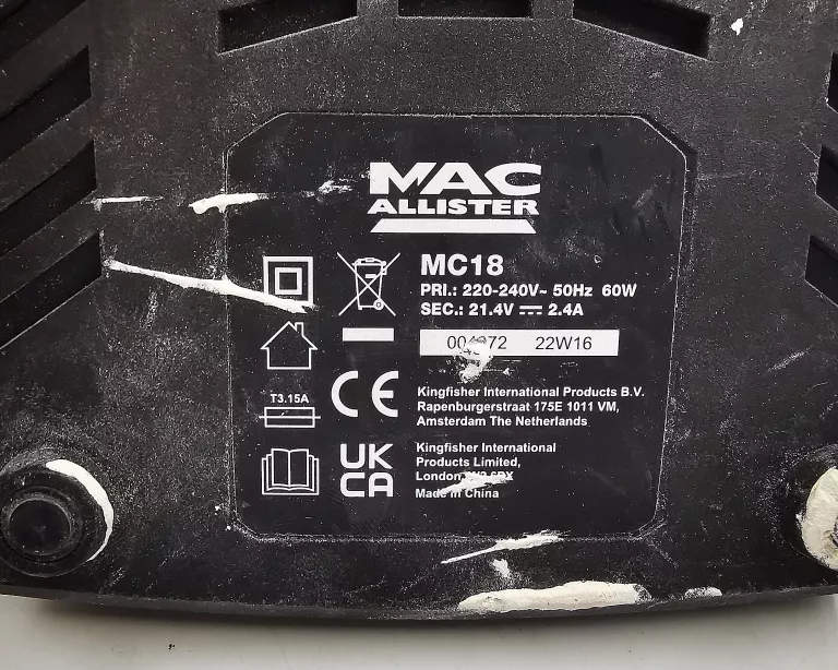 WKRĘTARKA AKUMULATOROWA MACALLISTER MCD18-LI2