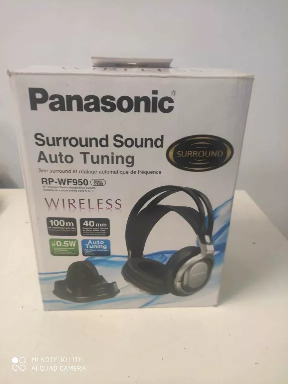 SŁUCHAWKI PANASONIC RP-WF950 KOMPLET