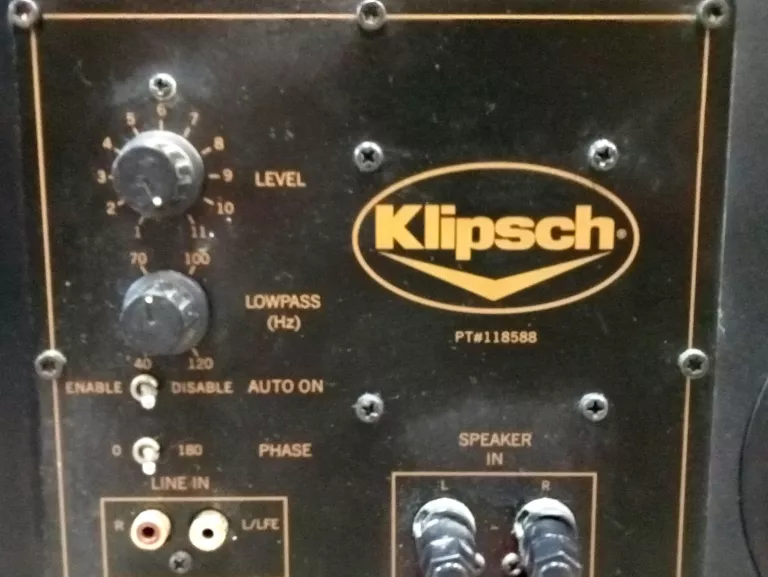 SUBWOOFER KLIPSCH SYNERGY KSW 10