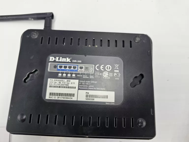 router-d-link-dir-300-standard-pracy-portow-lan-10100-mbps