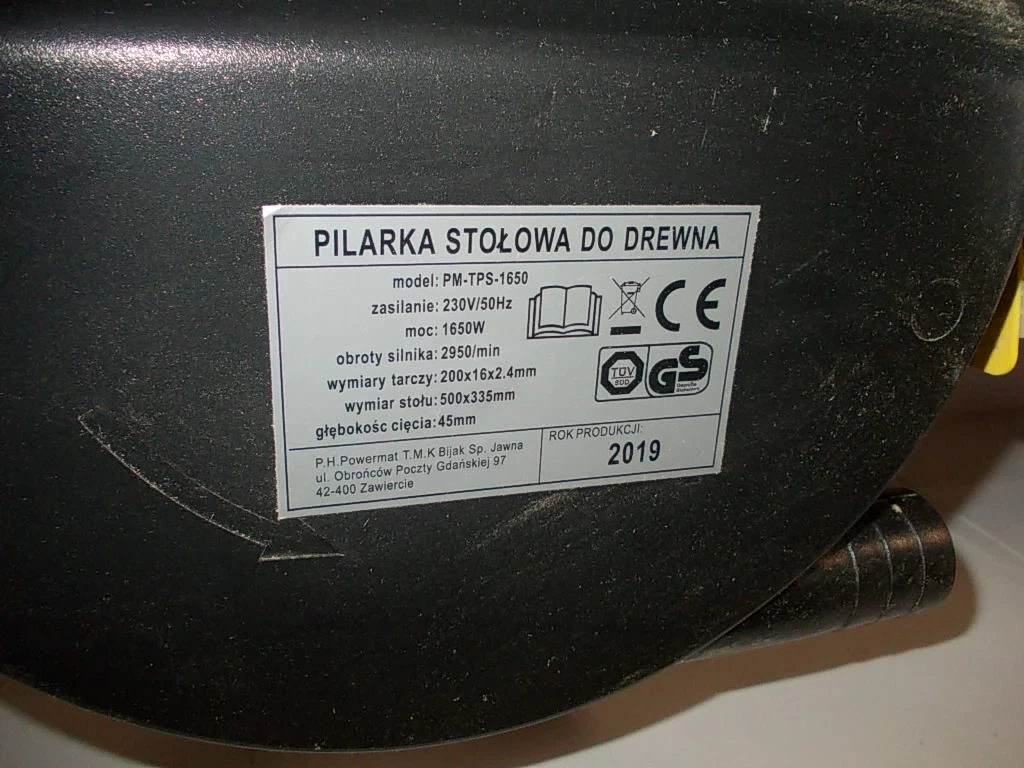 pila-stolowa-powermat-pm-tps-1650-200mm-ladna-stan-uzywany