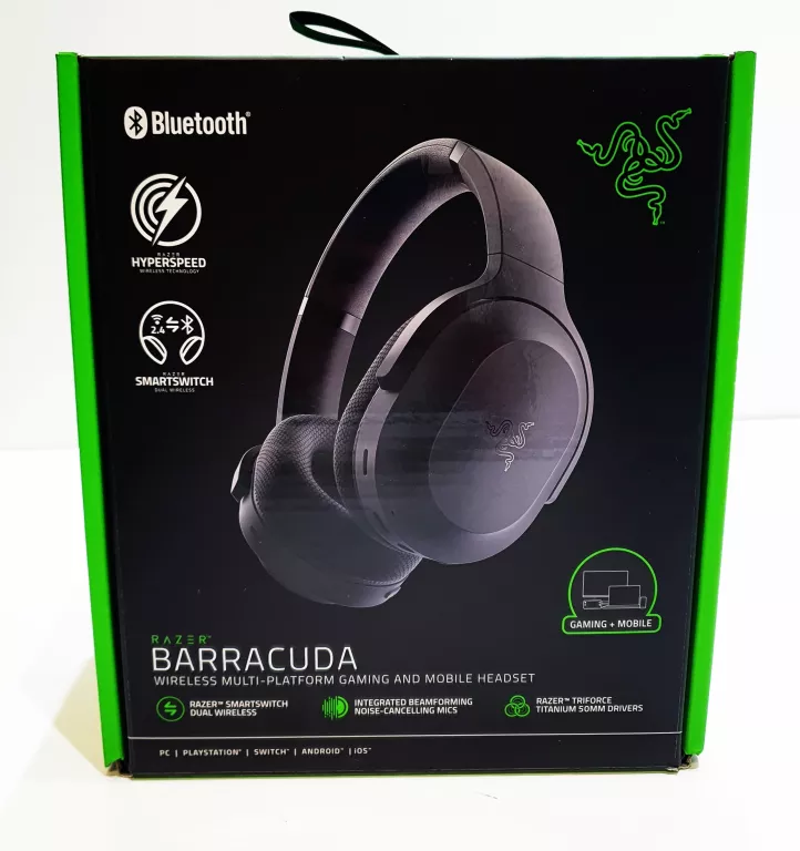 SŁUCHAWKI RAZER BARRACUDA BLACK