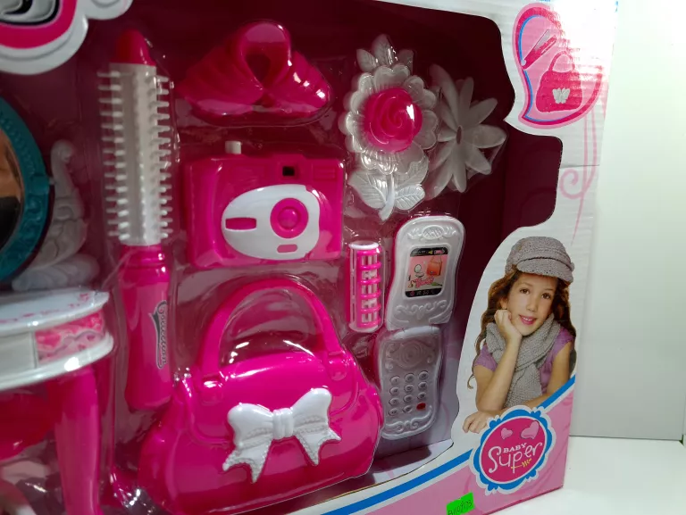 TOALETKA DLA LALKI ZESTAW BABY SUPER