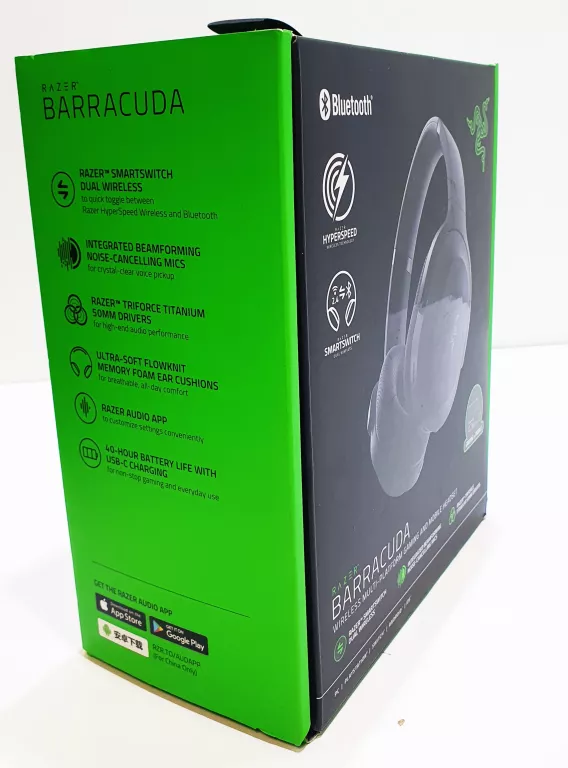 SŁUCHAWKI RAZER BARRACUDA BLACK