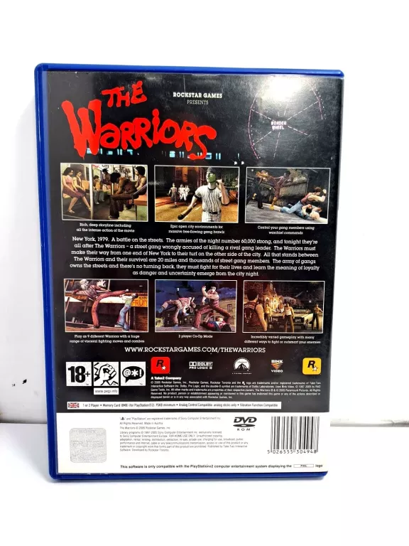 GRA NA PS2 THE WARRIORS