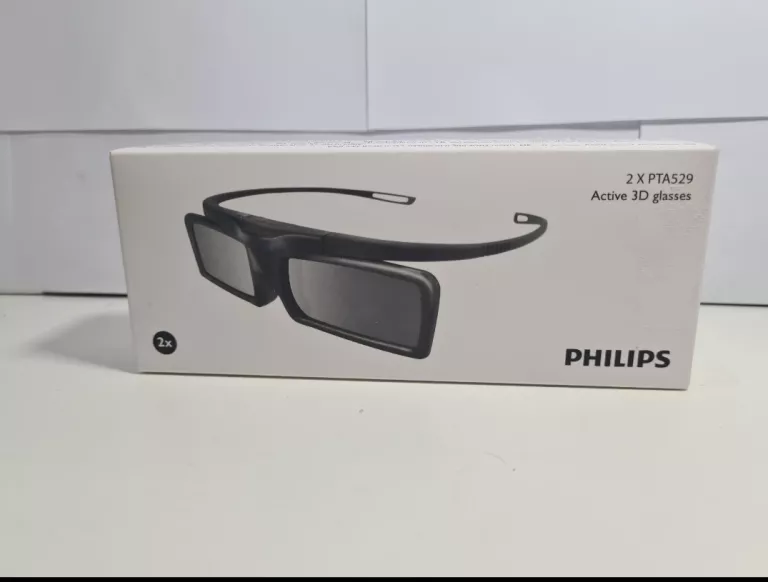 AKTYWNE OKULARY 3D PHILIPS PTA529 PUDEŁKO 2SZTUKI