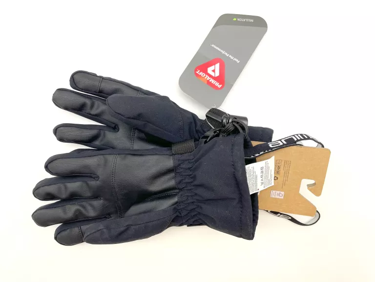ANIMAL WOMENS BLACK FLOW SKI GLOVE MWF61298/02 M