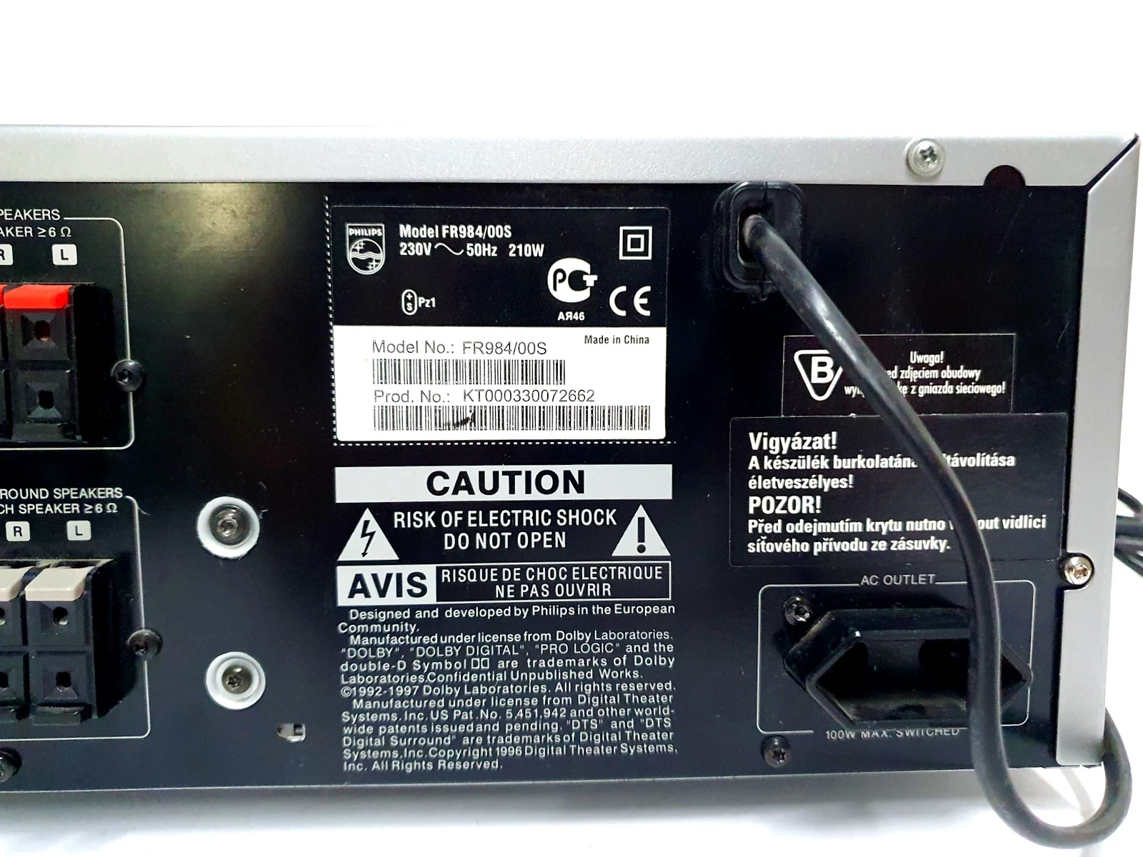 amplituner-philips-fr984-komunikacja-brak