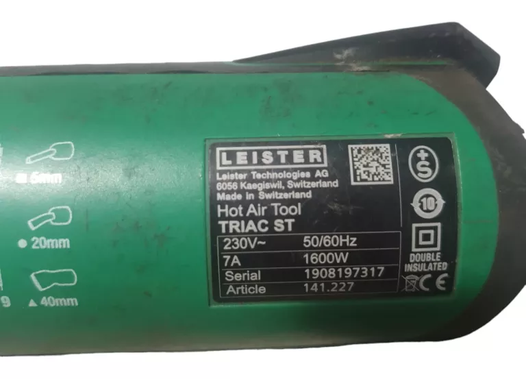 ZGRZEWARKA LEISTER TRIAC ST 230V/1600W