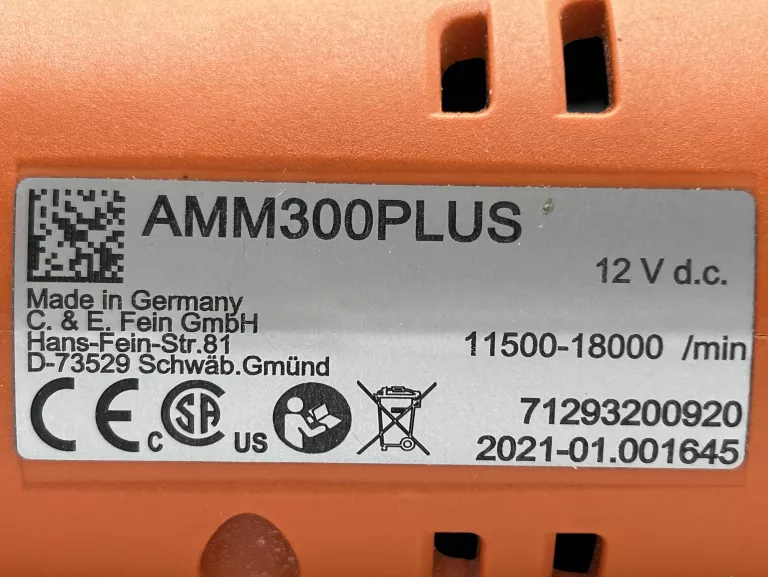 SZLIFIERKA FEIN MULTIMASTER AMM 300 PLUS START