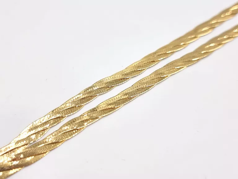 ZŁOTY ŁAŃCUSZEK SPLOT: ŻMIJKA - 585 46CM 9,50G