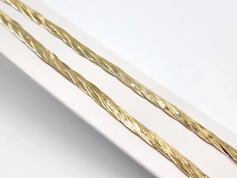 ZŁOTY ŁAŃCUSZEK SPLOT: ŻMIJKA - 585 46CM 9,50G