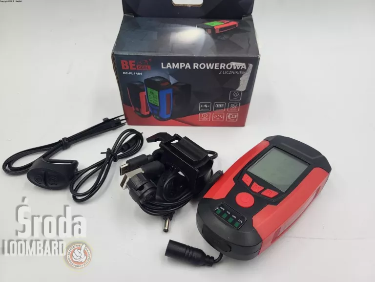 LAMPKA ROWEROWA BECOOL-BC-FL1484 KOMPLET