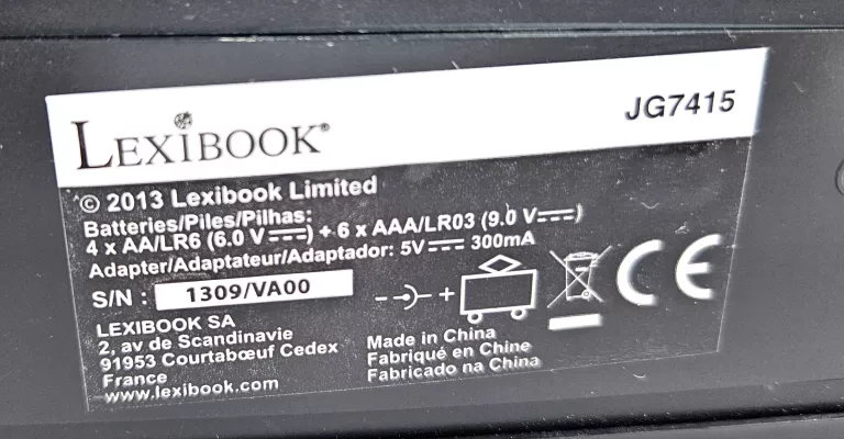 KONSOLA TV LEXIBOOK JG7415