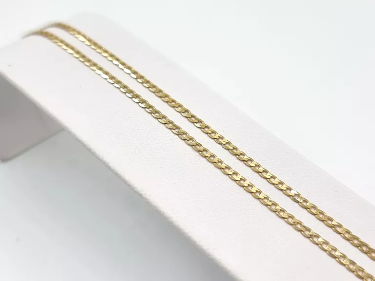 ZŁOTY ŁAŃCUSZEK SPLOT: PANCERKA - 585 50 CM 2,70G