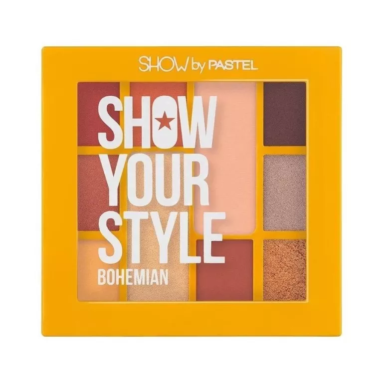 PASTEL PALETA CIENI DO POWIEK BOHEMIAN 10 MATOWYCH I PERŁOWYCH KOLORÓW