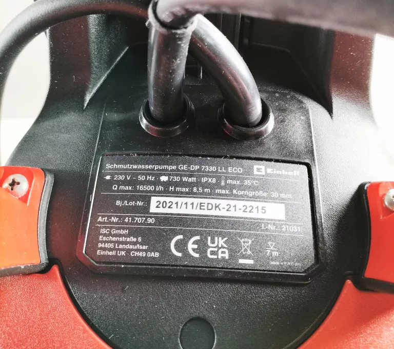 EINHELL POMPA ZANURZENIOWA GE-DP 7330 LL ECO