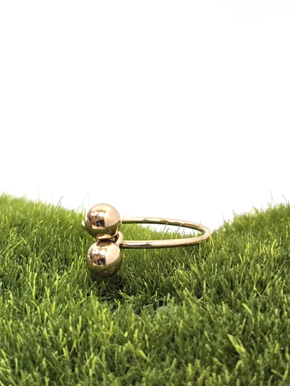 zloty-pierscionek-dwie-kulki-585-145-g-roz-14-marka-bez-marki