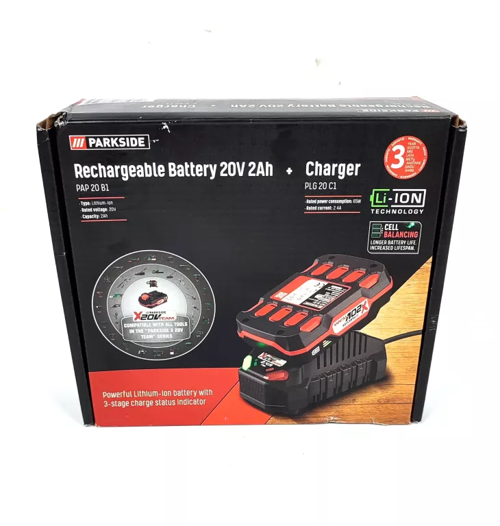 AKUMULATOR PARKSIDE PAP 20 B1 20V 2AH