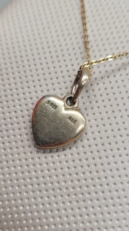 SREBRNA ZAWIESZKA SERCE ALA PANDORA 925 / 2,22G