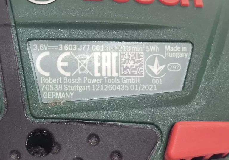 WKRĘTAK BOSCH PSR SELECT