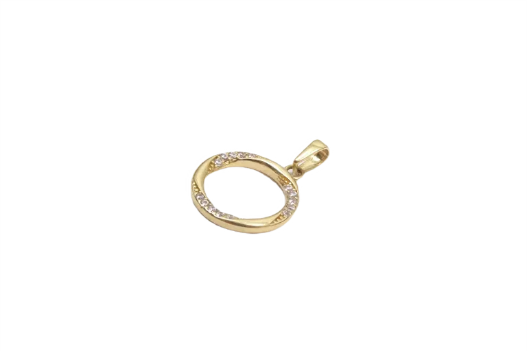 zlota-zawieszka-kolko-p585-103g-stan-uzywany