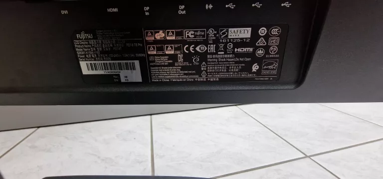 MONITOR FUJITSU 27" P27-8 TS PRO