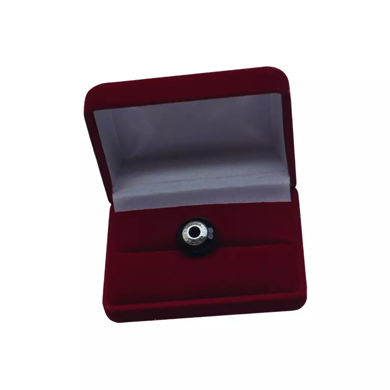 PANDORA CHARMS CZARNY 791069 FASETKA ORYGINAŁ