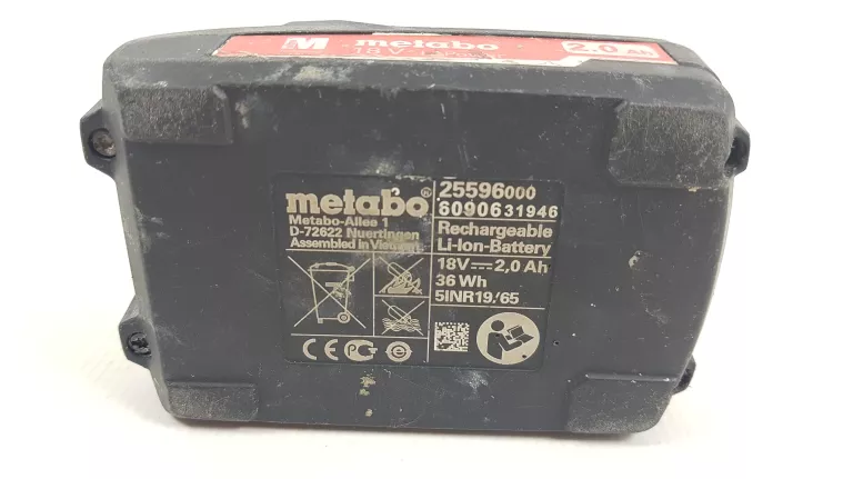 AKUMULATOR 18V 2AH METABO 625596000 Akumulatory do