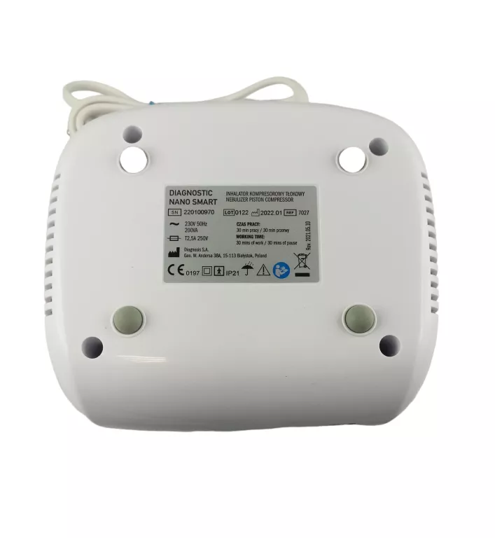 INHALATOR DIAGNOSTIC NANO SMART BIAŁY