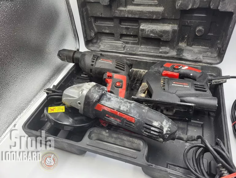ZESTAW NARZĘDZI TOOLTEC WYRZYNARKA SZLIFIERKA