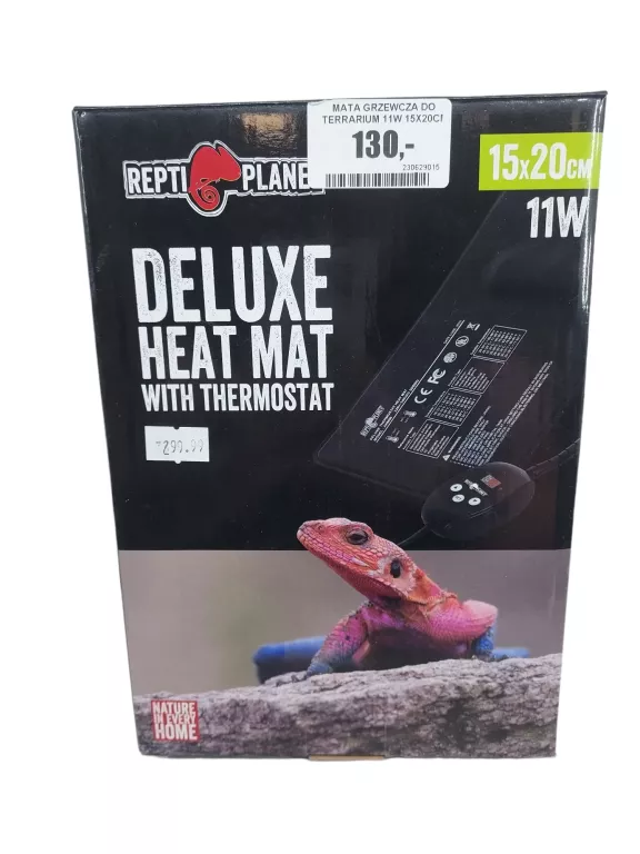 MATA GRZEWCZA DO TERRARIUM 11W 15X20CM TERMOSTAT