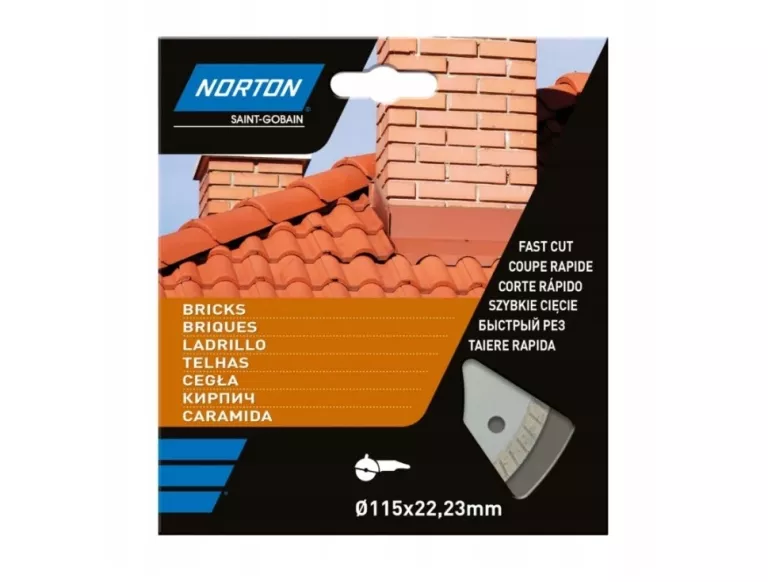TARCZA DIAMENTOWA NORTON JET DO CIĘCIA 125X22,23MM