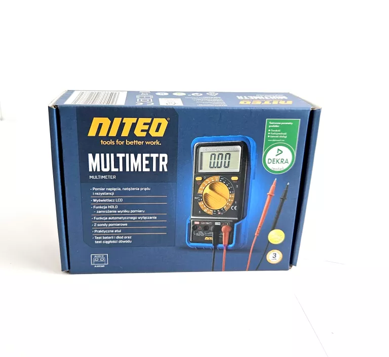 JAK NOWY MULTIMETR NITEO TOOLS KOMPLET