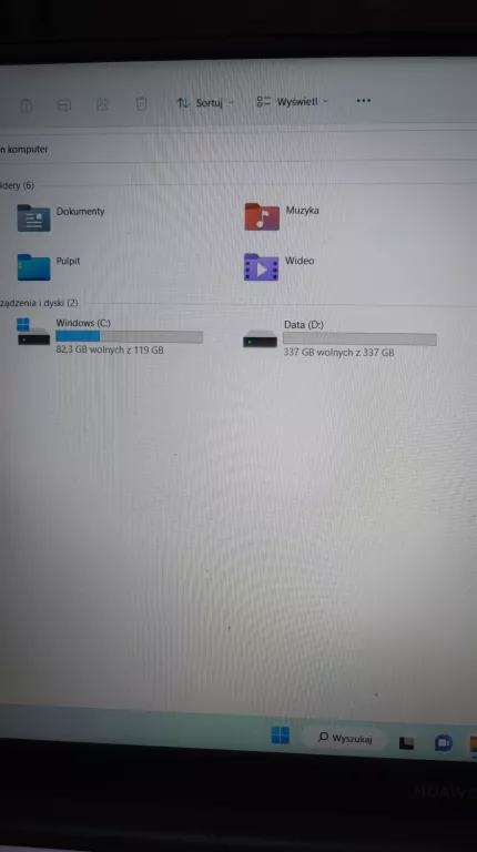 LAPTOP HUAWEI MATEBOOK D 15 8/512GB I5 WIN11 !