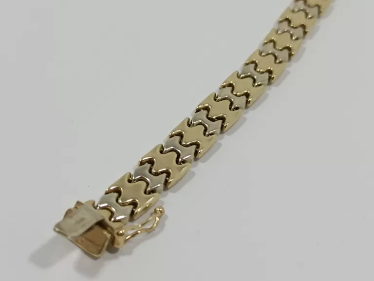 PIĘKNA ZŁOTA BRANSOLETKA 13,93G PR585