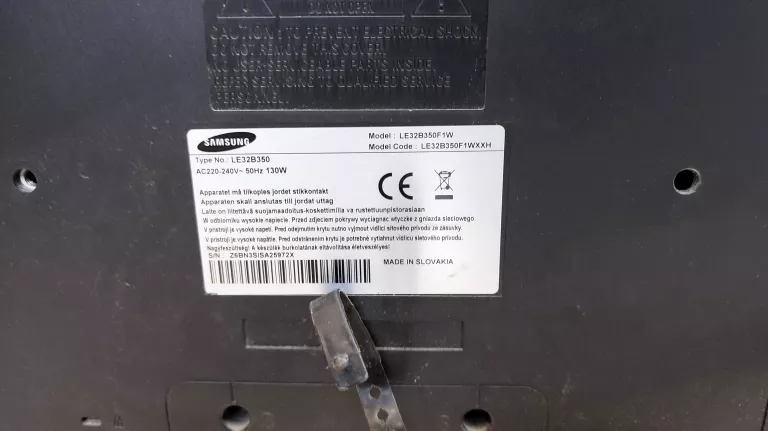 TELEWIZOR LCD SAMSUNG LE32B350F1W 32"